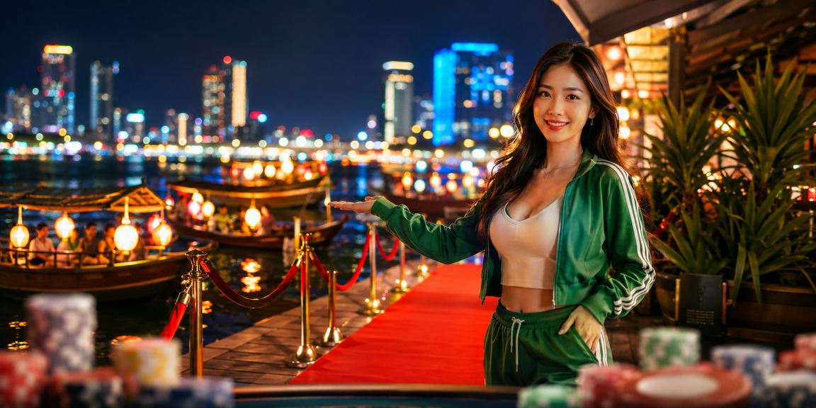 Quang cảnh bãi biển Đà Nẵng về đêm – nơi người dùng trải nghiệm cá cược trực tuyến trên thiết bị di động