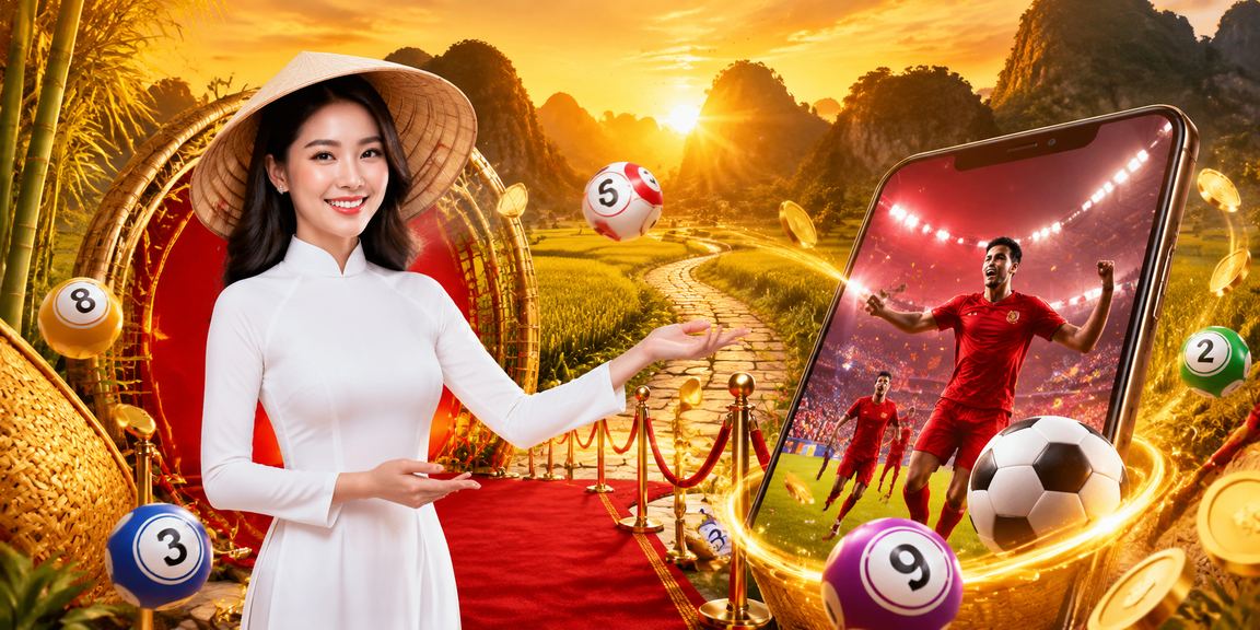 Cô gái mặc áo dài trước phong cảnh Ninh Bình, tìm hiểu xổ số và tiền thưởng